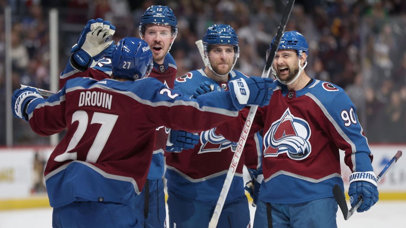 Grades for all 32 NHL teams at the quarter mark: Avs, Knights, Rangers lead the way
