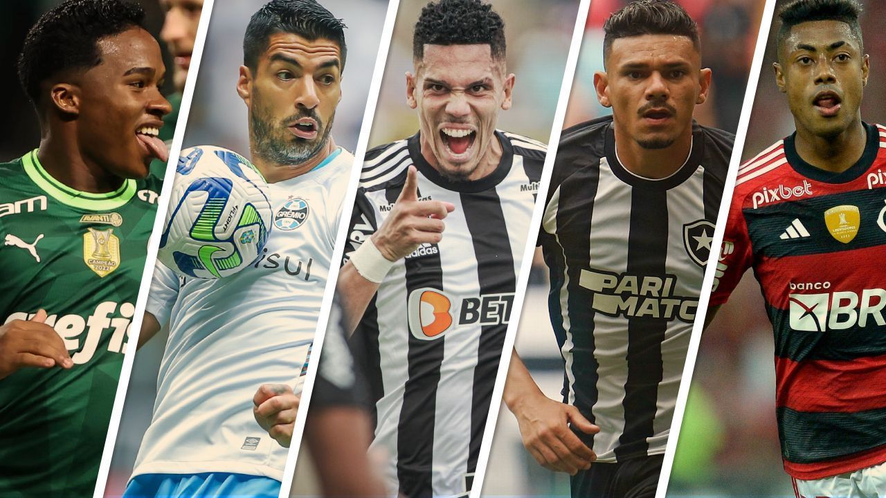Palmeiras com mão na taça, Atlético-MG acima do Botafogo e Fla e Grêmio por milagres; as chances de título do Brasileirão