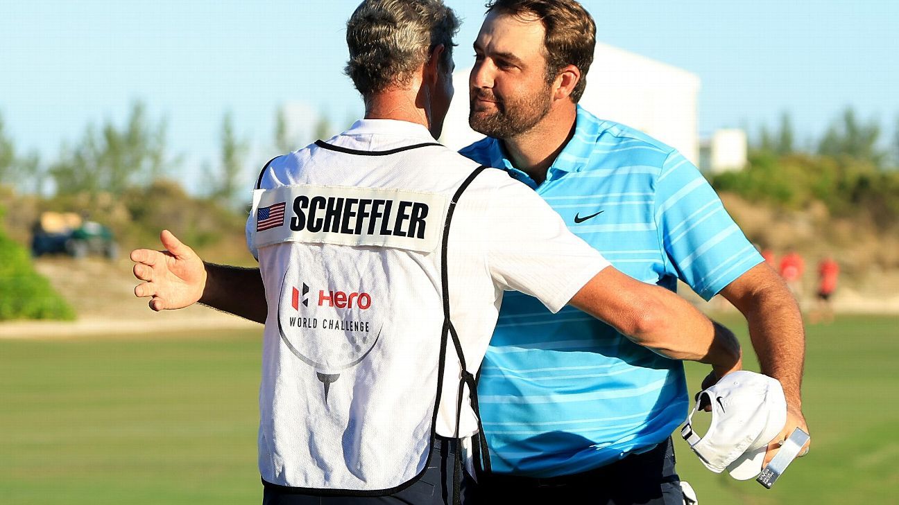 Scheffler makes it look easy for 3-shot victory in the Bahamas. Tiger Woods  finishes 18th