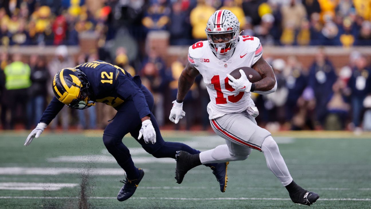 Ohio State football running back Chip Trayanum enters transfer portal