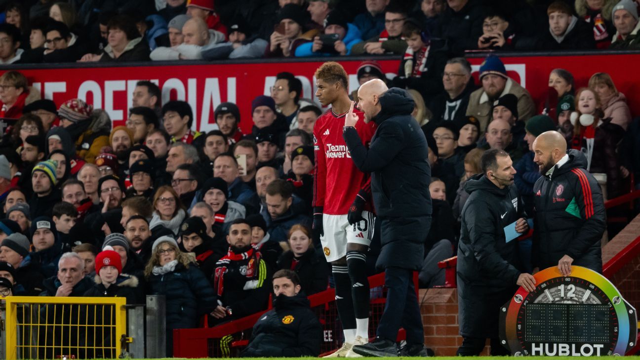 Rashford must earn Utd starting spot - Ten Hag