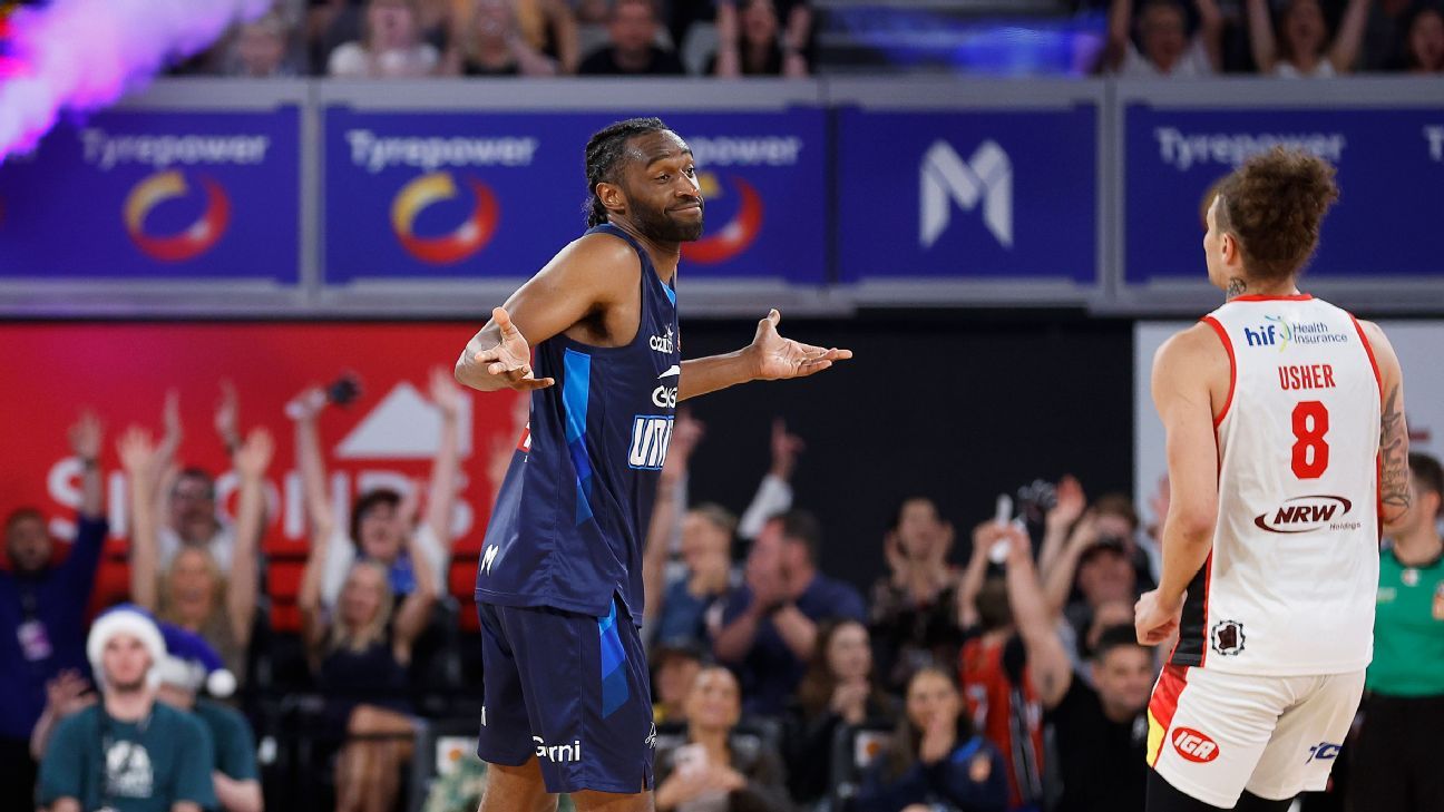 NBL Melbourne United outlast Perth Wildcats in heavyweight overtime ...