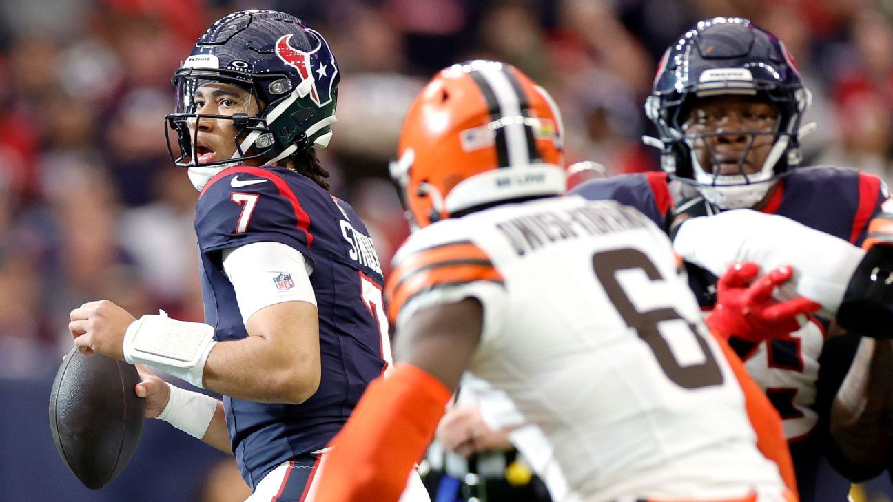 C.J. Stroud throws two touchdown passes to get Texans rolling