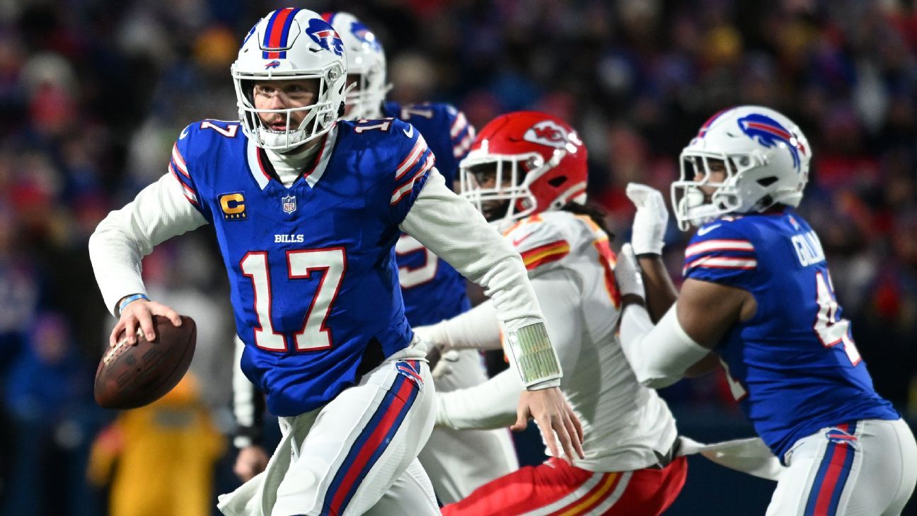 Josh Allen's two rushing TDs, one touchdown pass pace Bills ESPN