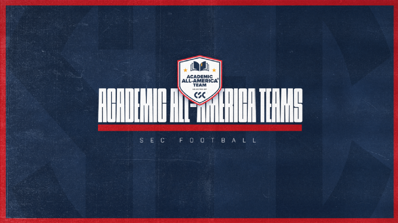 Six from SEC named 2023 Football Academic All-America&reg;