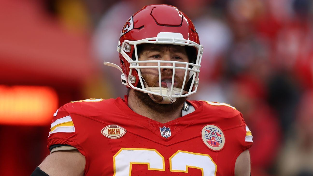 Chiefs\' Joe Thuney ruled out for Super Bowl with pectoral injury, Nick Allegretti to start