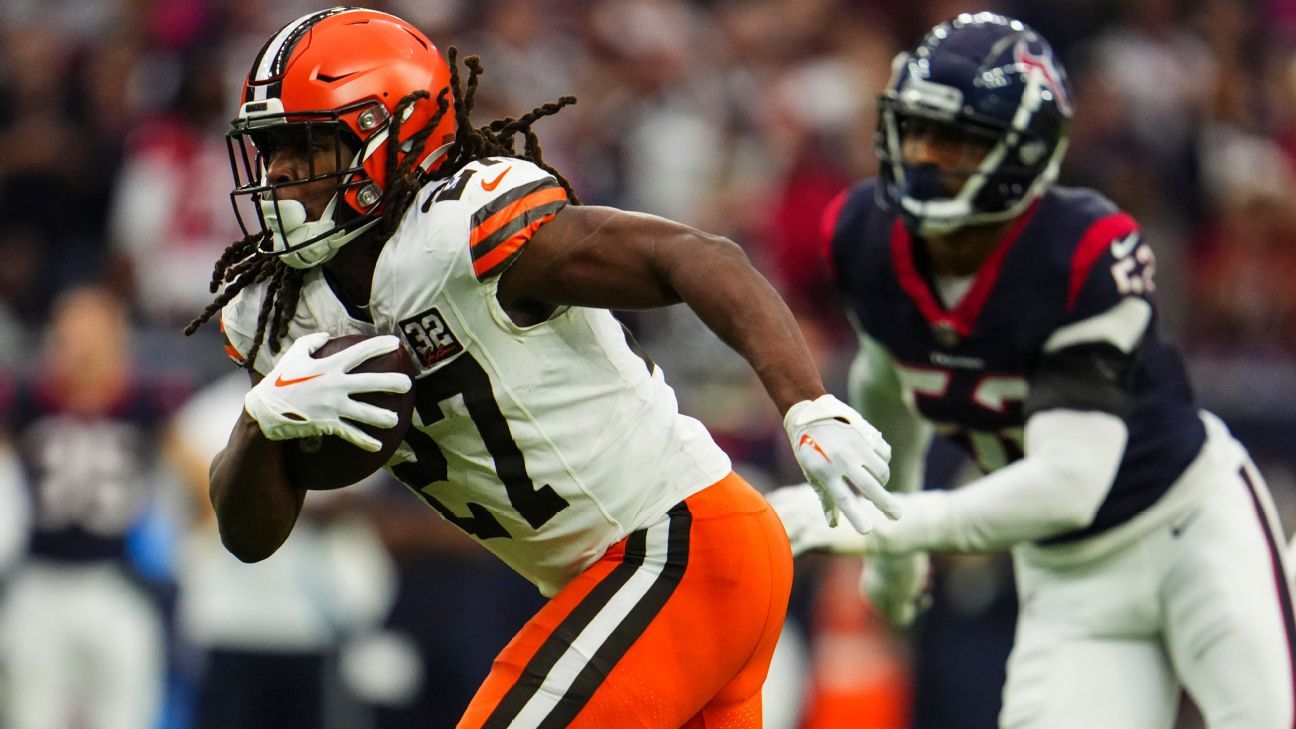 Sources - Browns' Kareem Hunt had surgery for ruptured adductor - ESPN