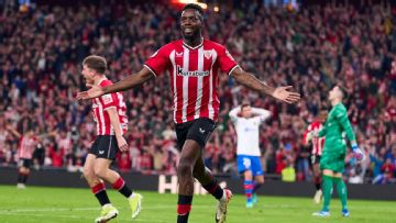 Athletic's Iñaki Williams played with glass shard in foot