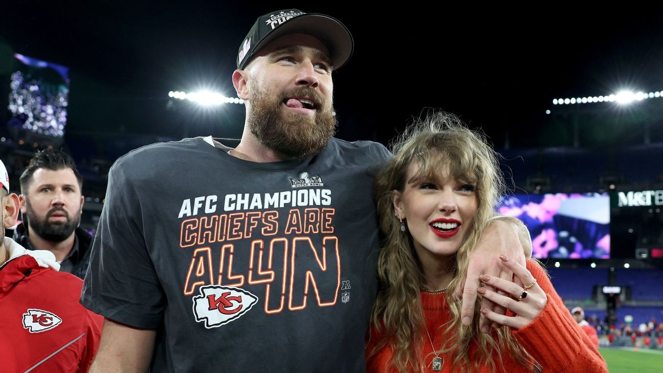 Como Taylor Swift 'abandonou' os Eagles e virou amuleto para os Chiefs desde que começou a namorar Kelce