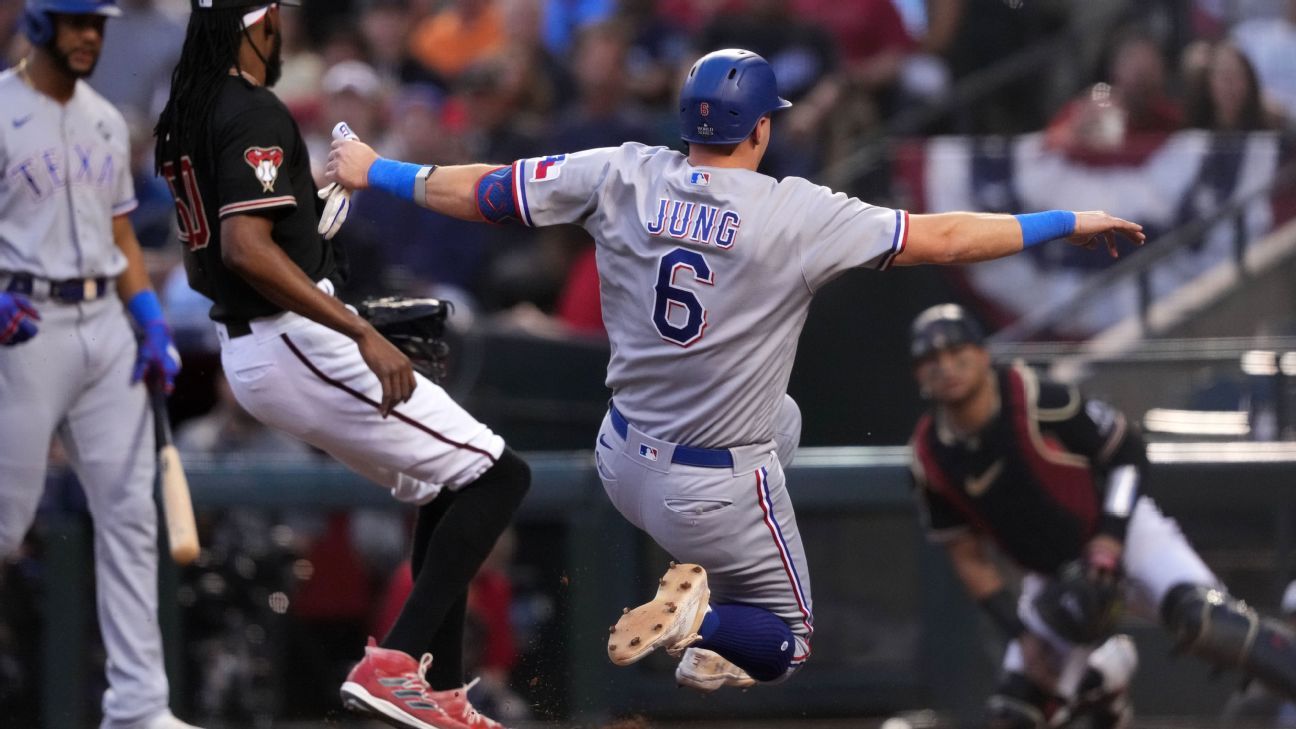 Rangers’ Jung (neck) sits, could need stint on IL