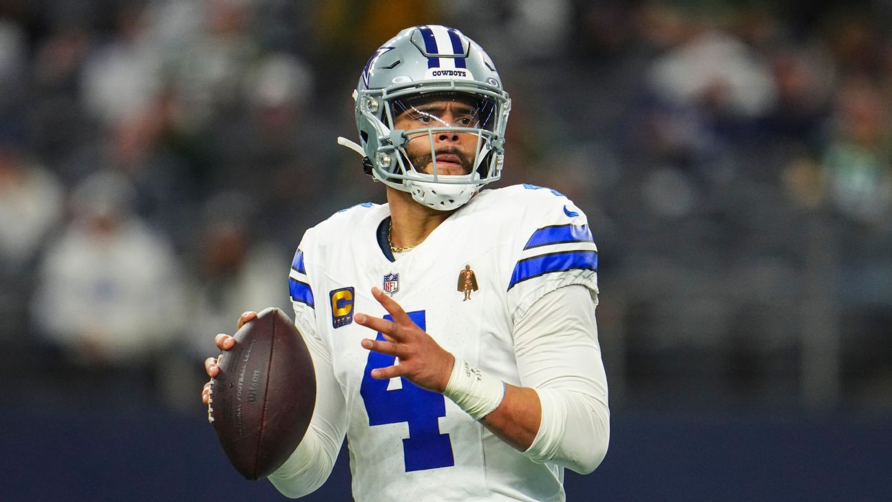 Fontes – Cowboys estão reformulando o contrato de Dak Prescott para reduzir o limite