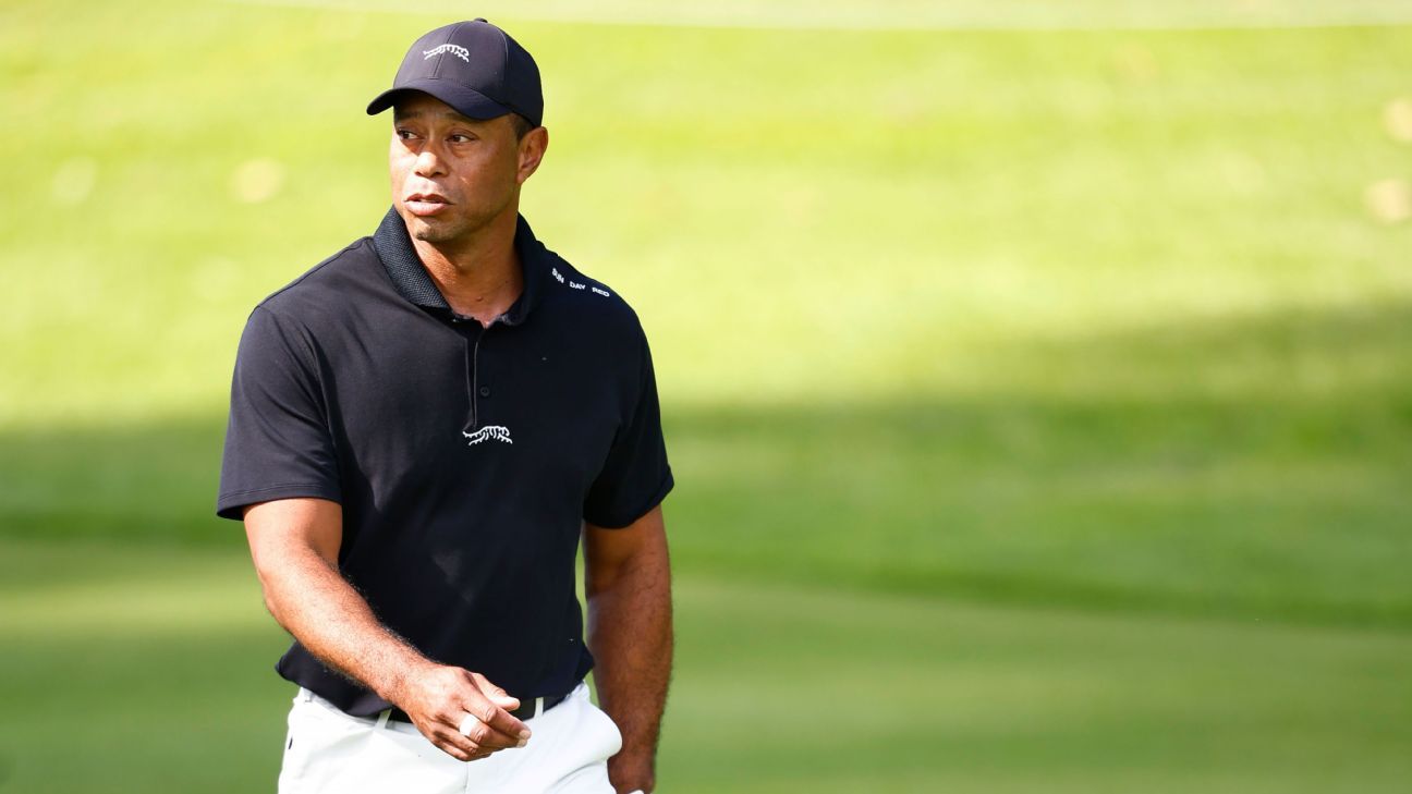 Tiger Woods withdraws from his first PGA Tour event in nearly a year
