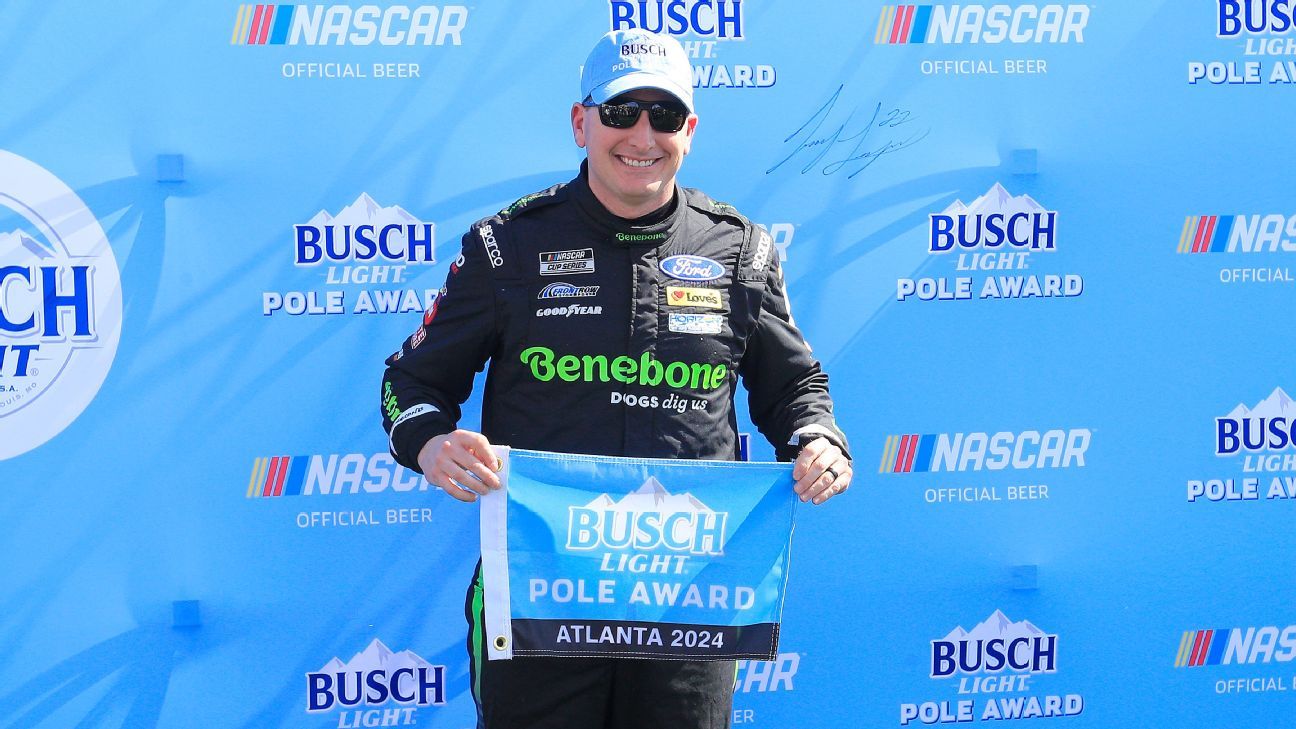 McDowell finally on NASCAR pole in 467th start