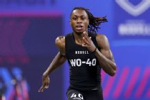 Who holds the record for each NFL combine drill?