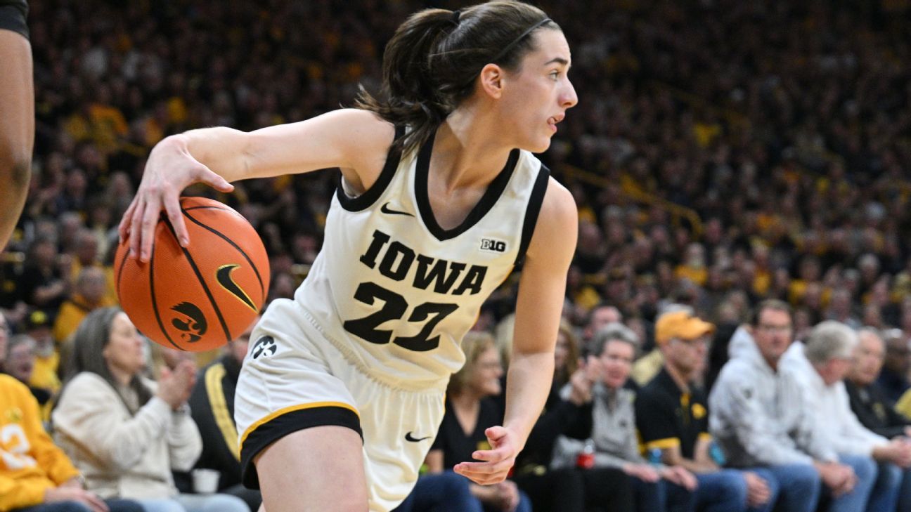 Iowa’s Caitlin Clark passes Pete Maravich for Div. I scoring mark