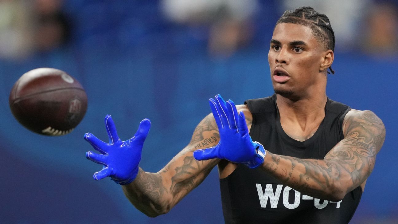 An NFL combine behindthescenes view with WR Keon Coleman ESPN