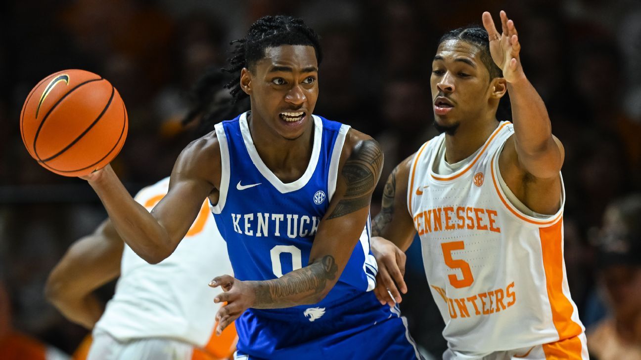 Exciting College Basketball Matchups Kentucky Vs Tennessee Houston Vs Iowa State And More 0598