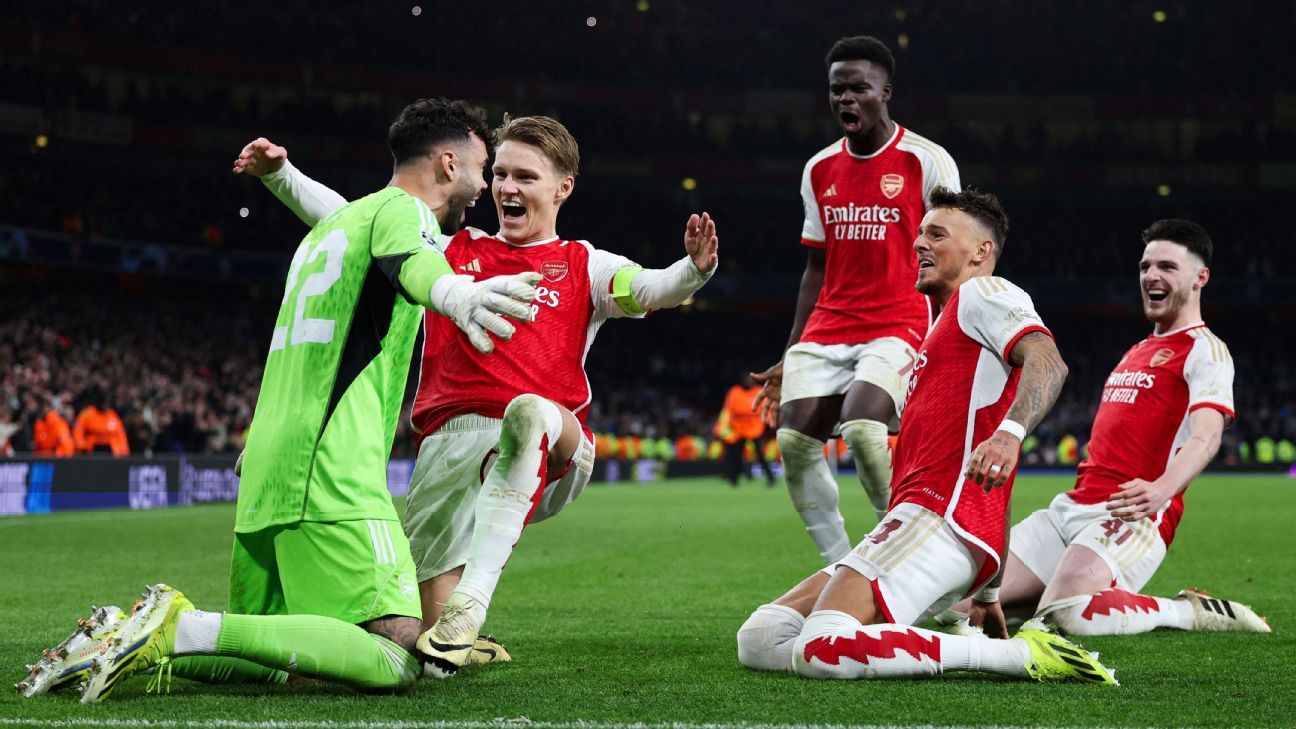 Arsenal end round-of-16 Champions League curse, and transformation under Arteta is clear-ZoomTech News