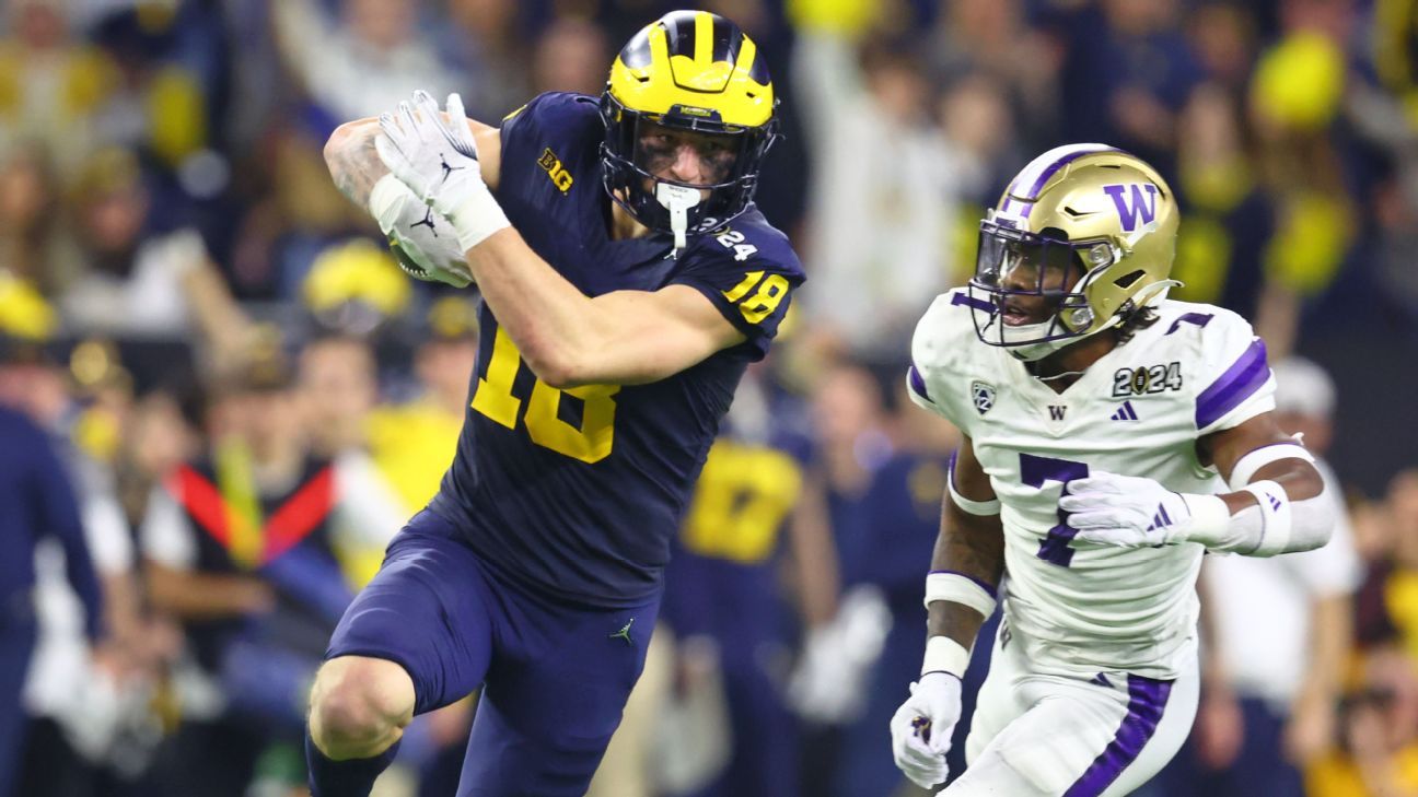 Michigan star TE Colston Loveland ruled out vs. USC