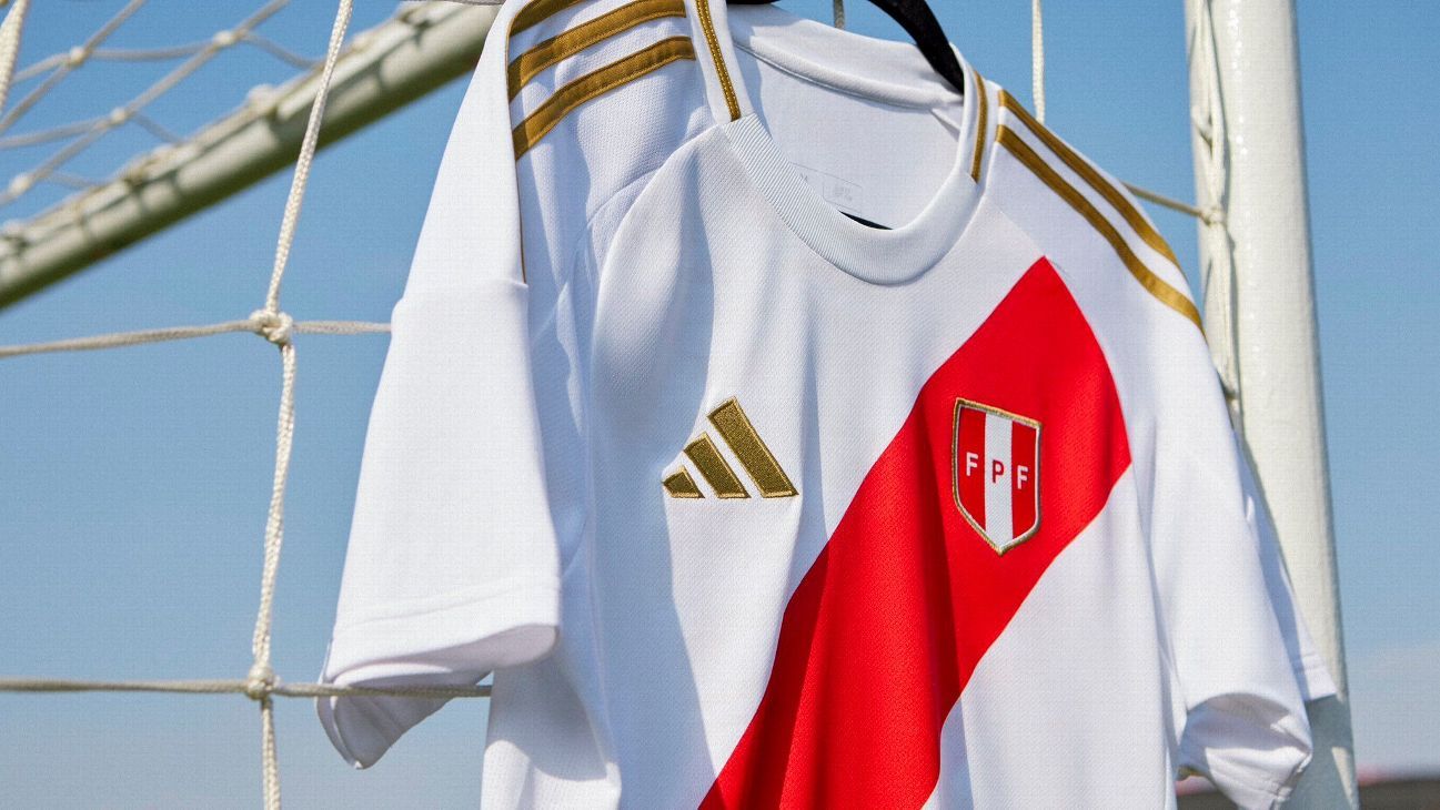 Perú presentó su nueva camiseta para la Copa América 2024 ESPN