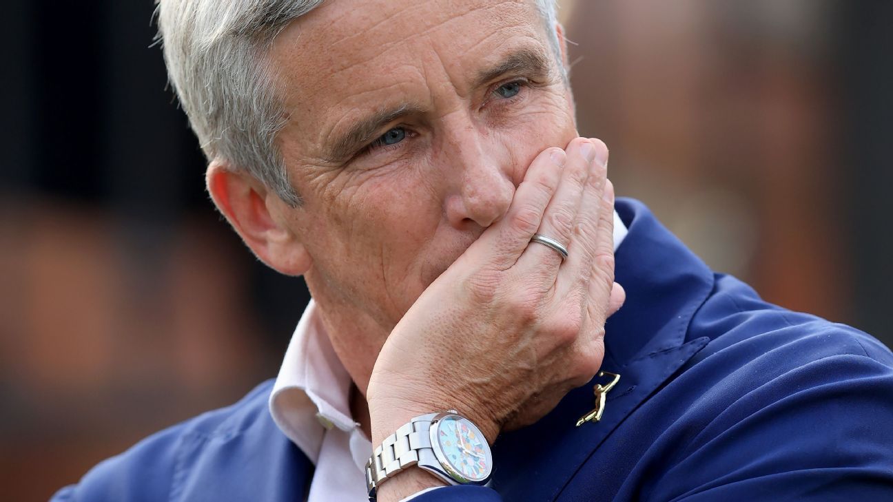 PGA Tour’s Jay Monahan says meeting with PIF ‘constructive’