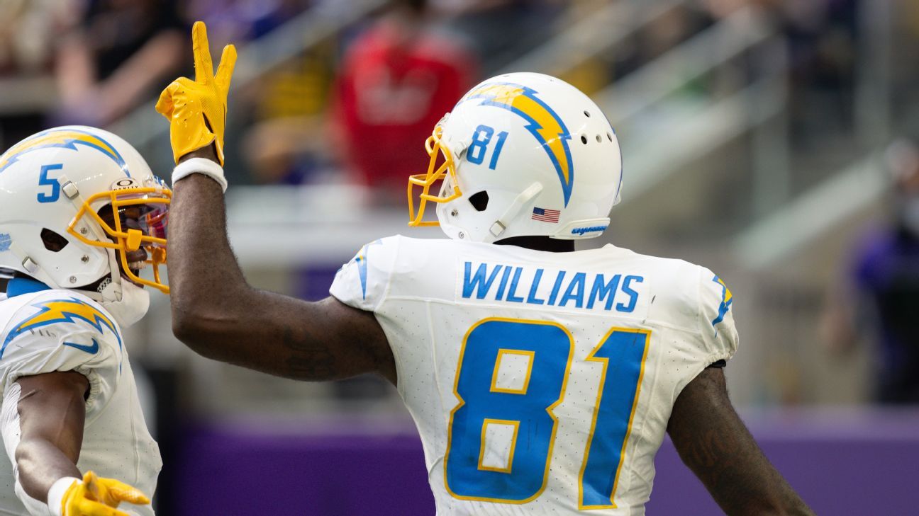 Soma chave de WR Mike Williams para o Win-Now Jets, Aaron Rodgers