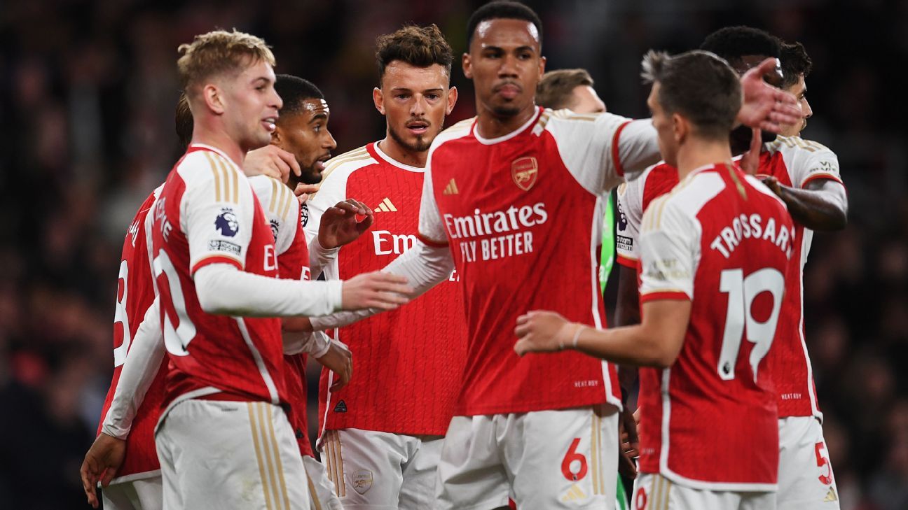 Arsenal tem rara chance de repousar jogadores importantes antes da reta final