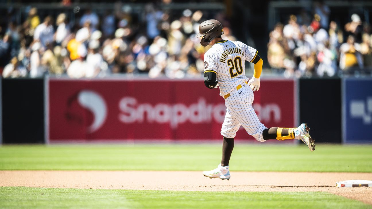 Higashioka homers, catches two stealing in inning