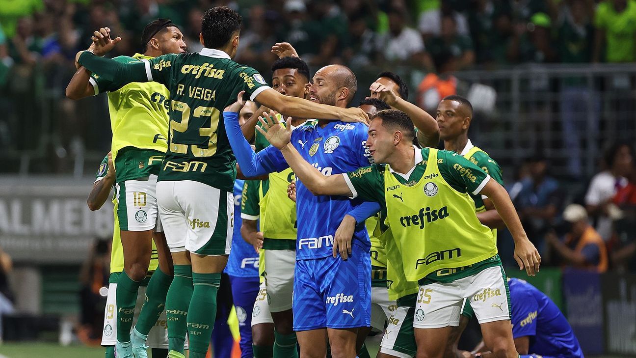 Palmeiras vence Santos com autoridade e conquista tricampeonato paulista com Endrick.