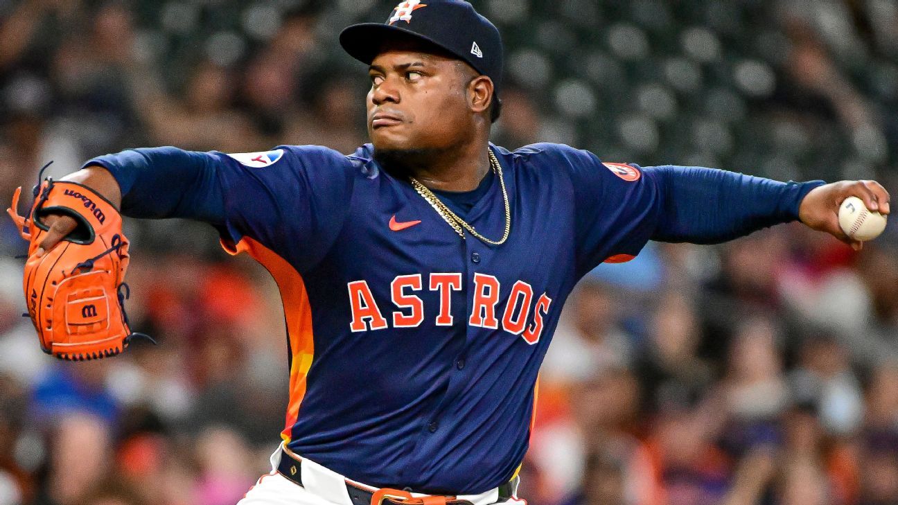 Astros scratch Valdez (elbow) before series finale