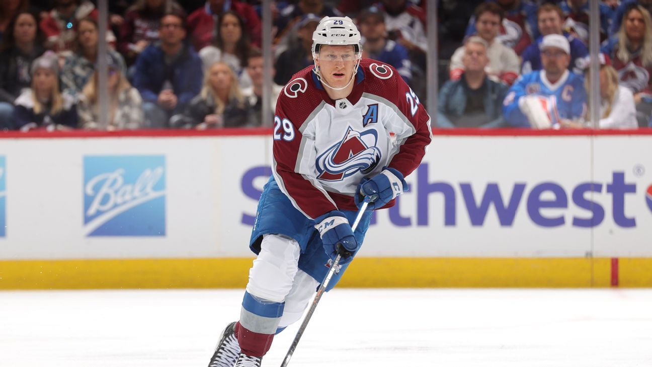 Avs star MacKinnon could sit out until playoffs