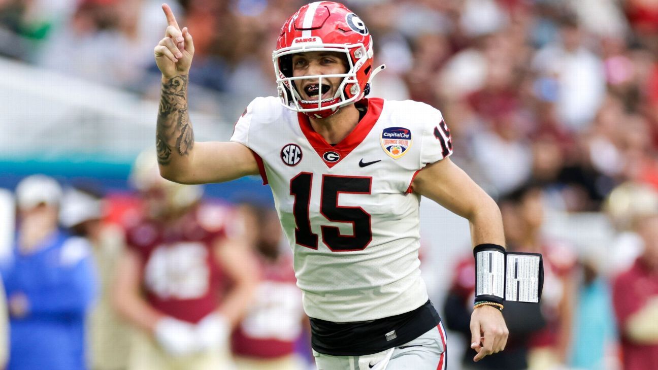 For Georgia QB Carson Beck, being boring isn't a bad thing