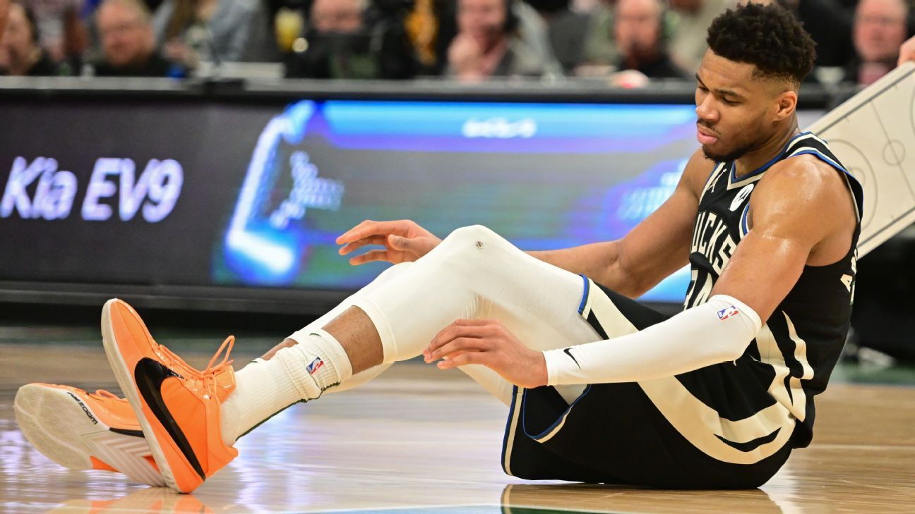 Bucks loại bỏ Giannis (calf strain) khỏi trận đấu số 3