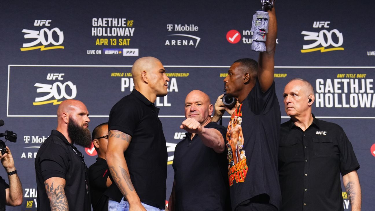 Ufc Definition Alex Poatan e Jamahal Hill trocam provocações em coletiva do UFC 300 - ESPN