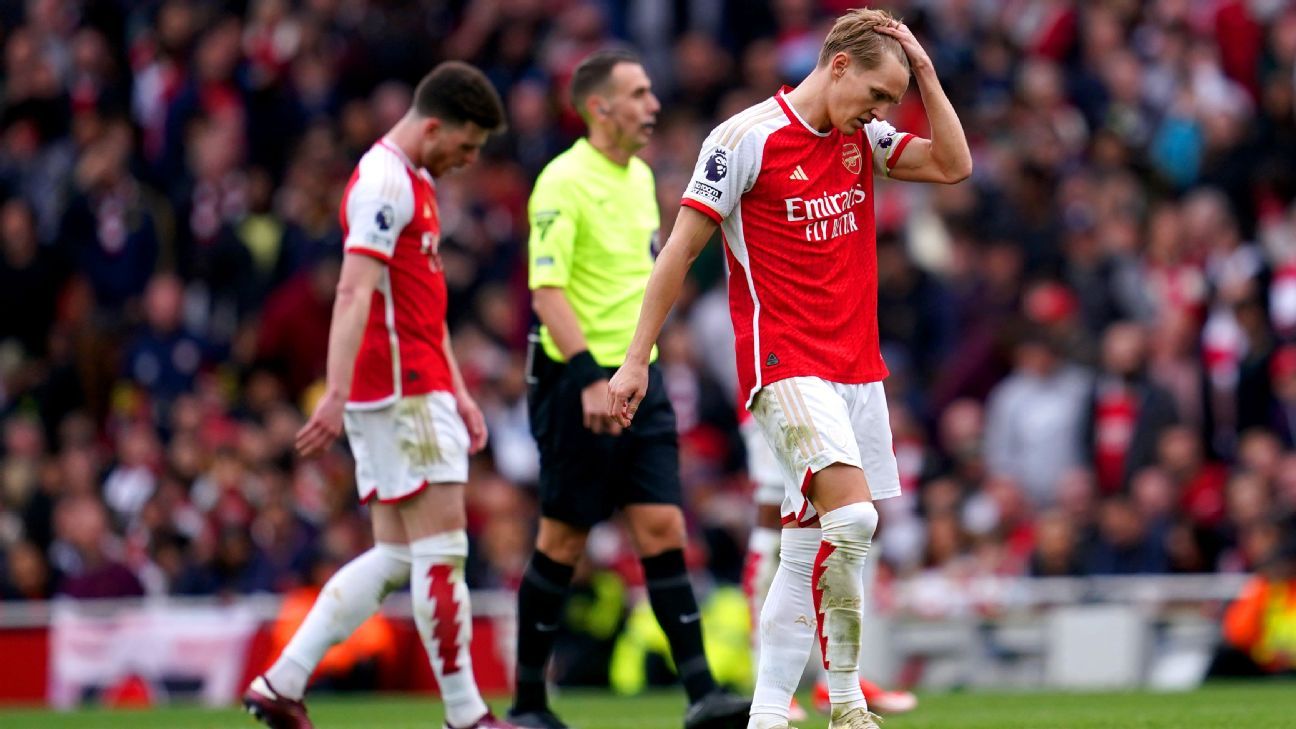 Arsenal’s title bid stalled as Champions League offers redemption