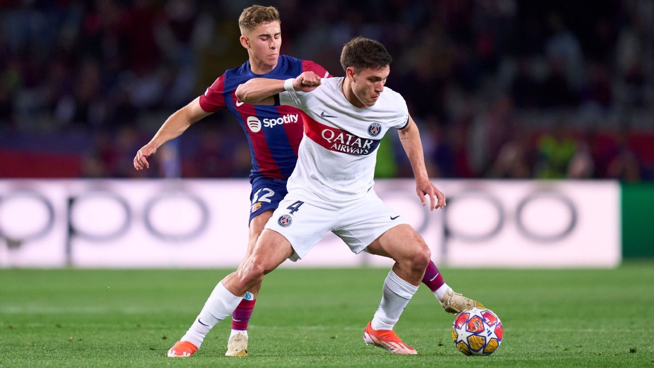 Manuel Ugarte reached the UEFA Champions League semi-finals with PSG
