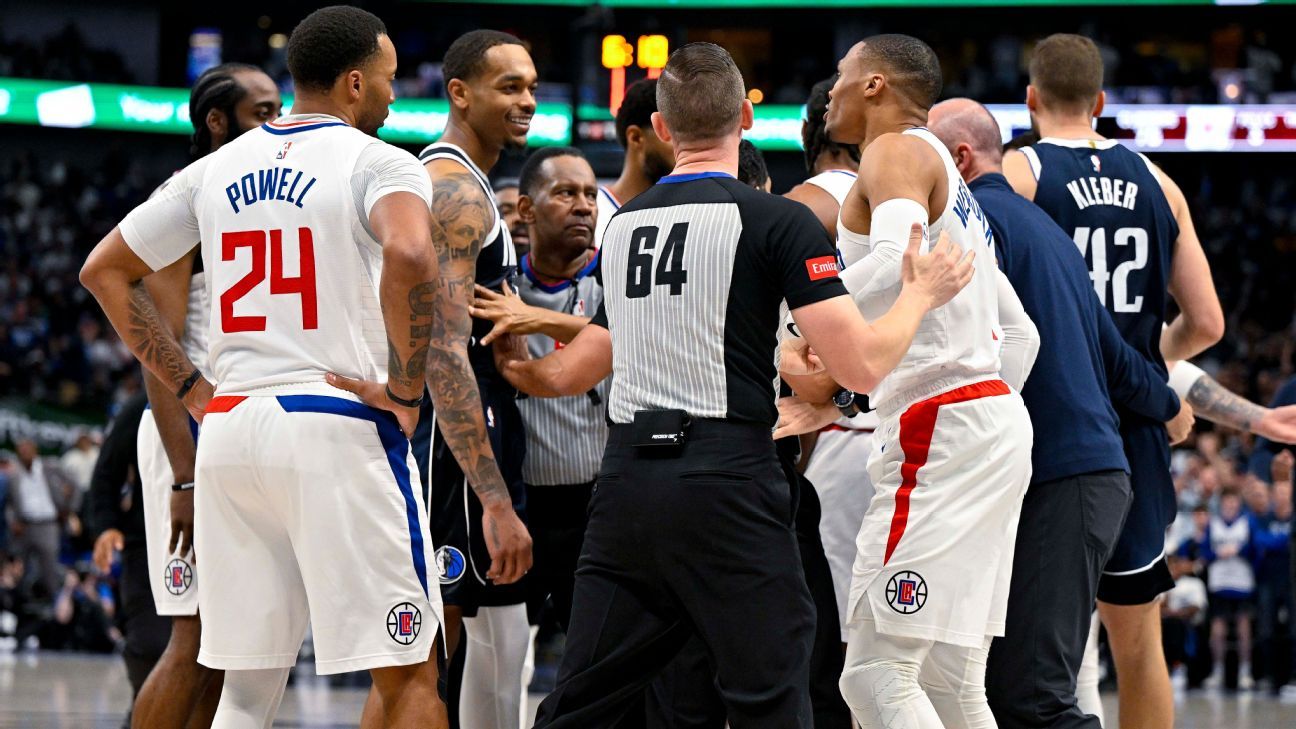 Russell Westbrook und PJ Washington schieden beim Sieg der Chippy Mavs aus