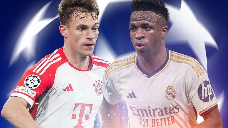 Bayern vs Real Madrid: Lineups for the Champions League semi-final