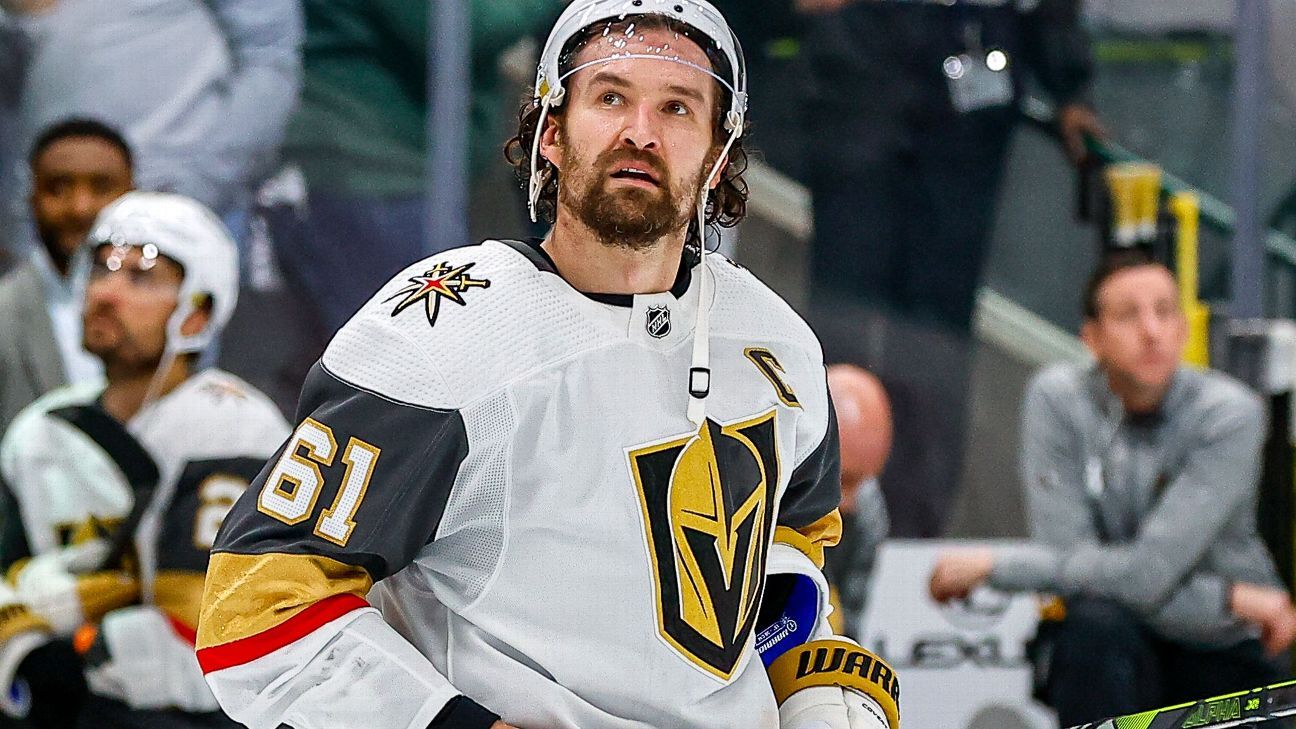 Golden Knights captain Stone misses Game 5