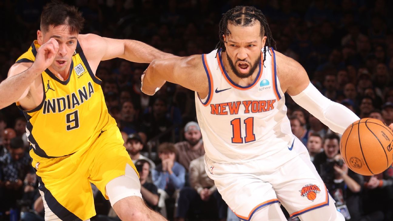 Jalen Brunson scores 40 points for the fourth straight game and the Knicks win