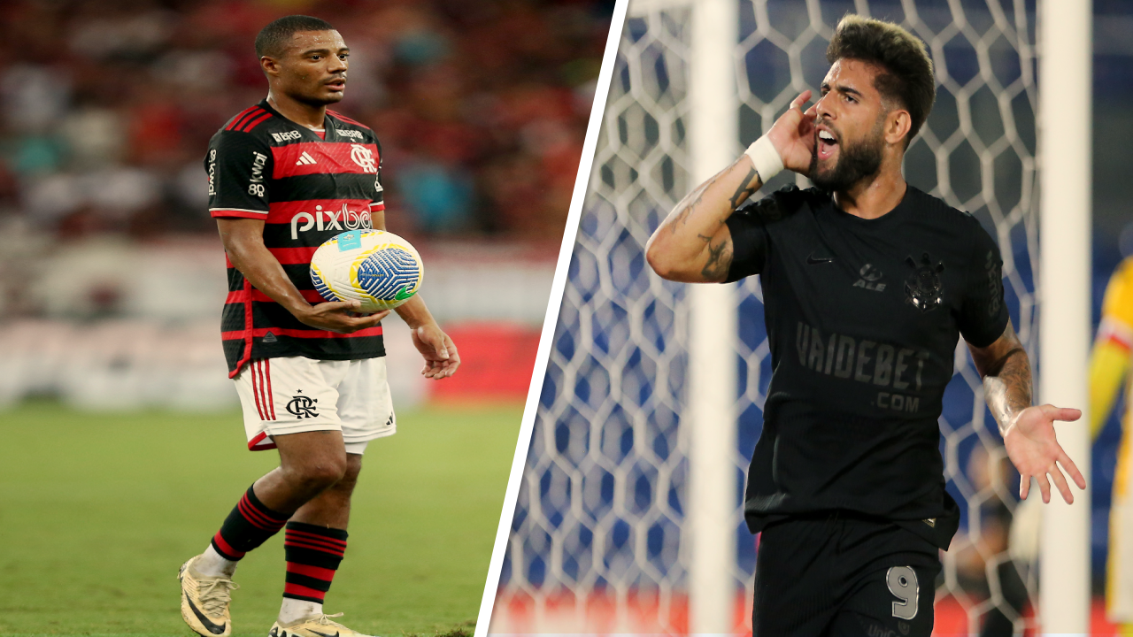 Flamengo x Corinthians: transmissão ao vivo, horário e escalações prováveis do Brasileirão.