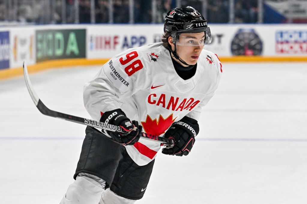 Connor Bedard nets 2 goals as Canada defeats Denmark at hockey worlds