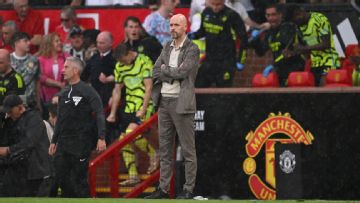 Coaching Manchester United 'swimming with hands tied' - Ten Hag
