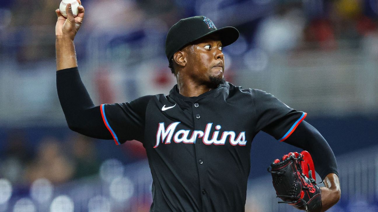 Marlins option P Soriano, call up SS Gray from AAA