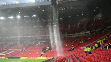 Old Trafford 'struggled to cope' with rainfall - Man Utd chiefs