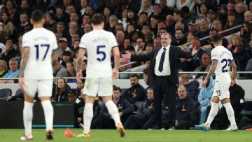 Tottenham boss Postecoglou miffed by club's 'fragile' mentality