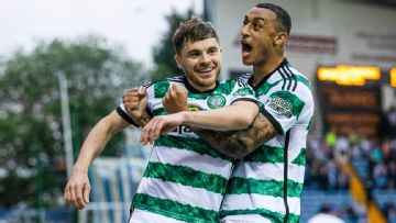 Celtic win 3rd straight Scottish title with rout of Kilmarnock