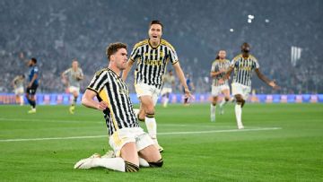 Vlahovic sends Juventus past Atalanta in Coppa Italia final