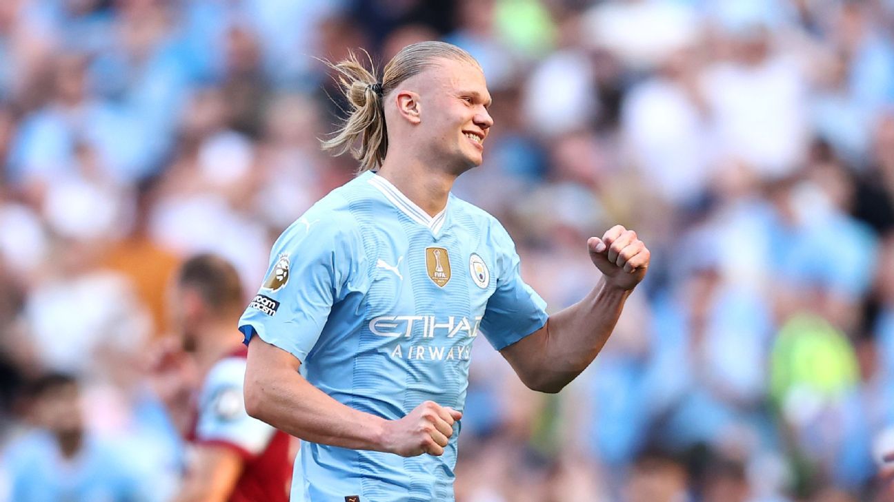 Erling Haaland von Man City gewinnt den Goldenen Schuh der Premier League