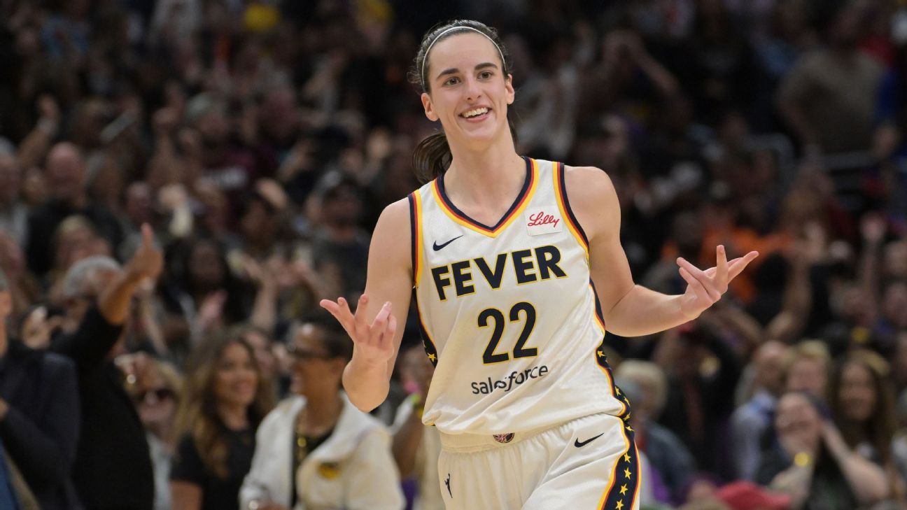 Un triple profundo de Caitlin Clark entierra a Sparks y asegura la primera victoria de las Fever